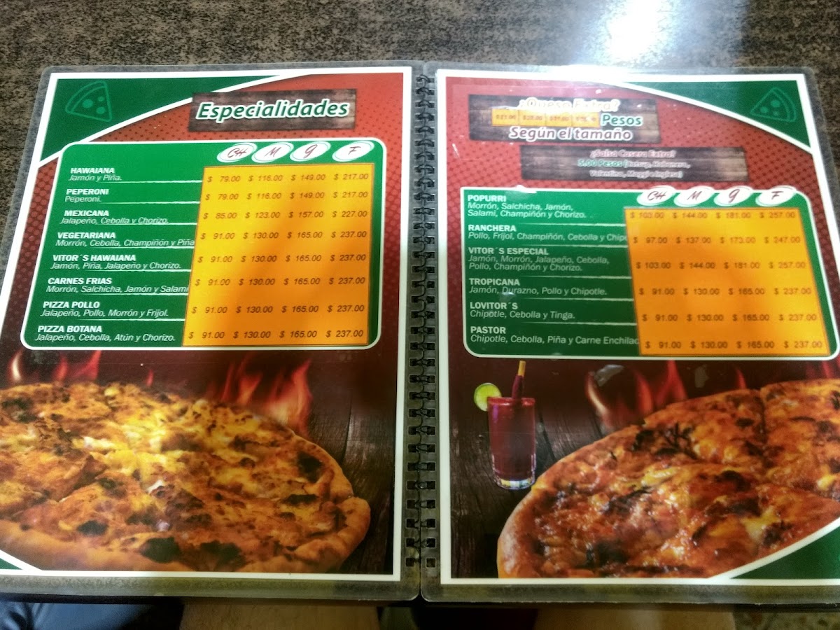 Vitor´s Pizzas Menu - Image 2