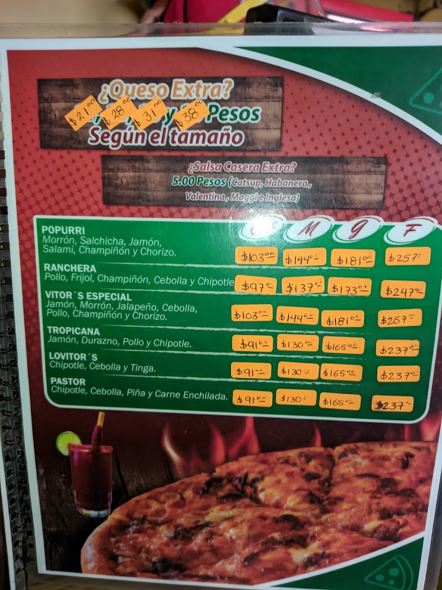 Vitor´s Pizzas Menu - Image 4